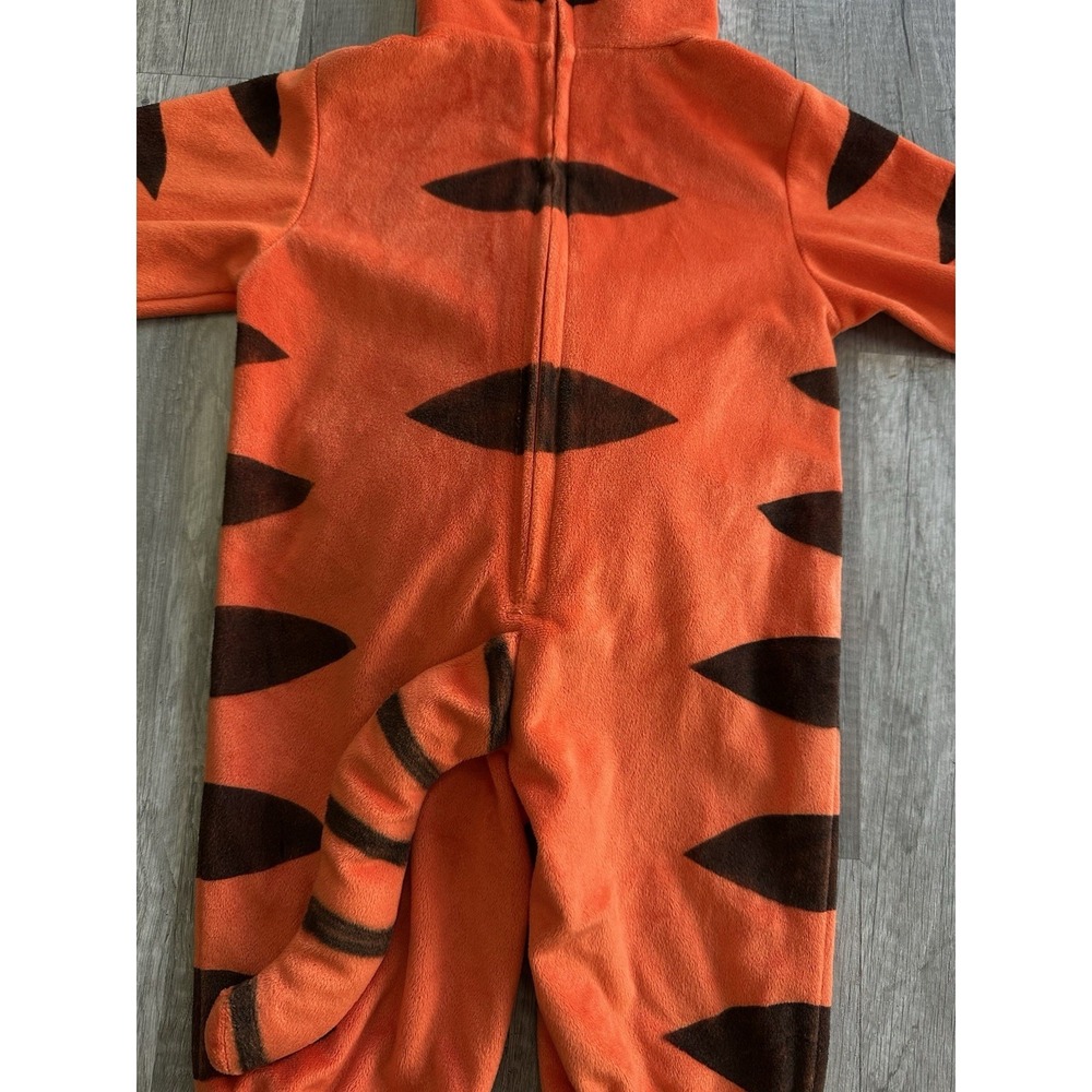 Disney Baby Tigger Costume 6-9 Months Hooded Fleece One Piece Halloween - Picture 8 of 10